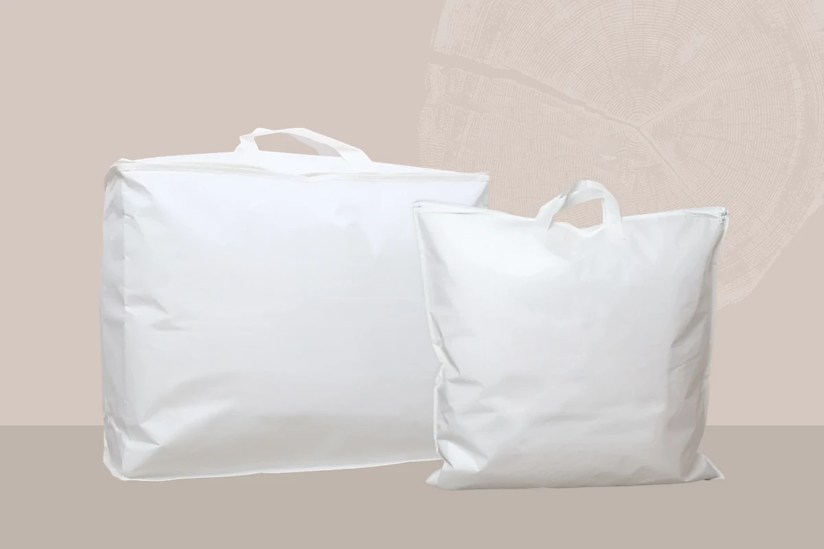 housses d'emballages du stock en paptic pour les couettes et les oreillers
