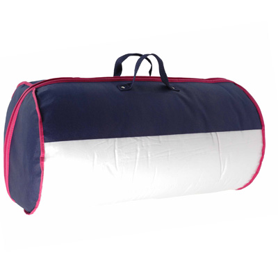 emballage pour matelas roulé avec du non tissé sur le dessus et une fenêtre en PE