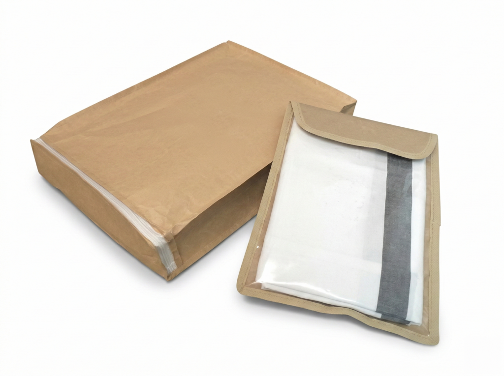 pochette d'emballage pour le ligne de maison en kraft 